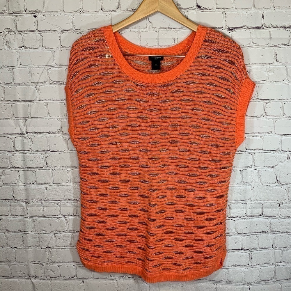 Ann Taylor Short Sleeve Sweater